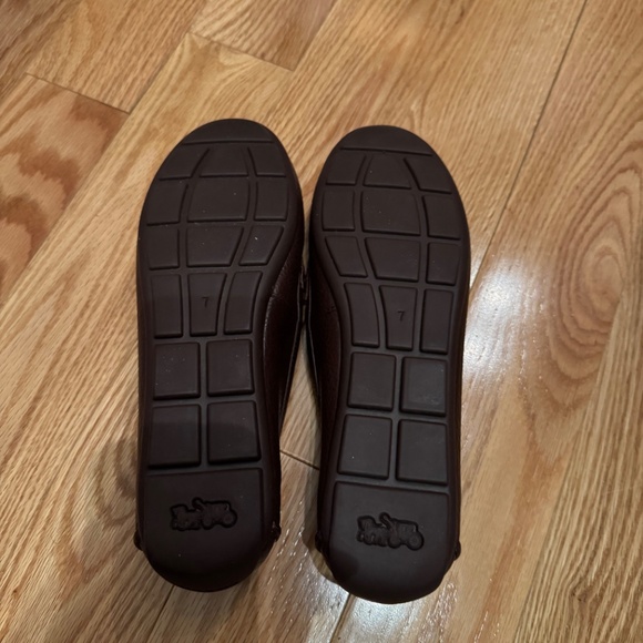NWOT Coach Women's Marley Dark Brown Leather Driver Loafers - Size 7 - Picture 5 of 7